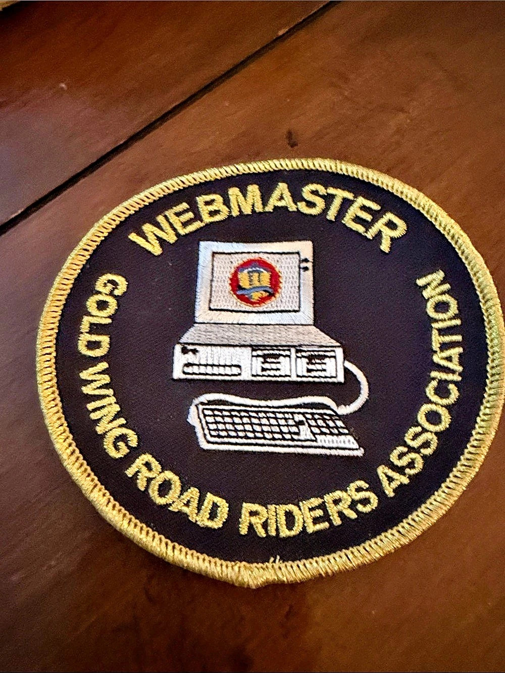 Gold Wing Road Riders Association GWRRA Webmaster Embroidered Patch
